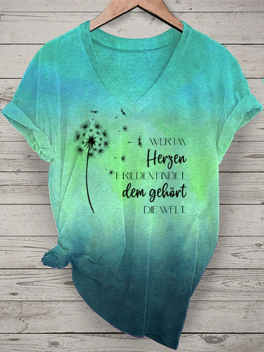 Women's V-neck Short-sleeved T-shirt Short sleeve t-shirts Sculptify™