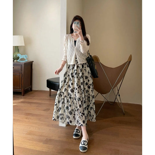 Delicate Romantic Chiffon Skirt - Sculptify™