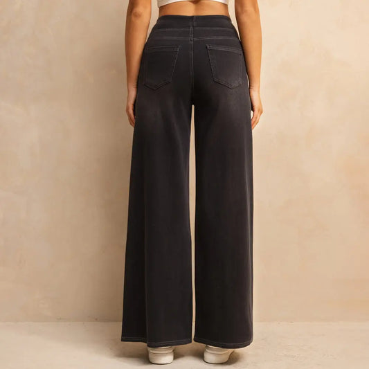 Women’s Stretchy Knit Flare Jeans - Sculptify™