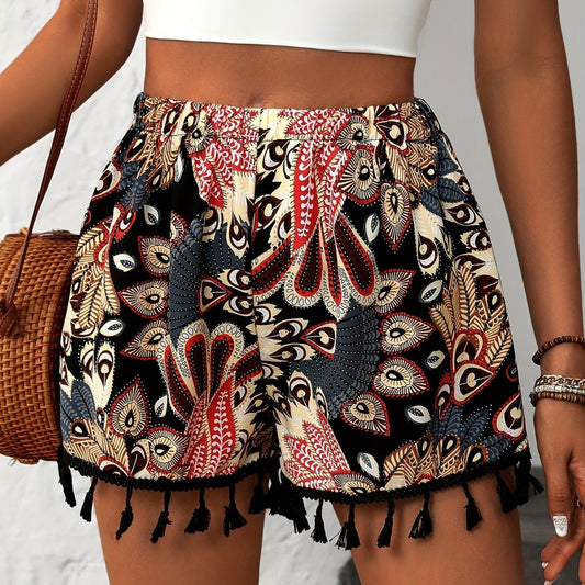 Stylish Women's Printed Shorts - Sculptify™
