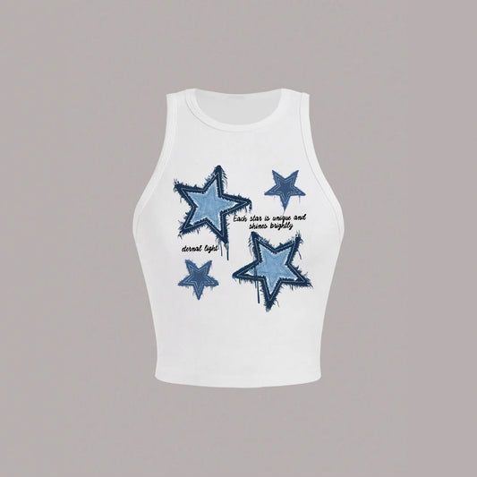 Womens Casual Minimalist Slim-fit Cropped Top - Sculptify™