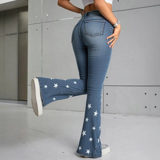 Vintage StarPop Wide Jeans - Sculptify™