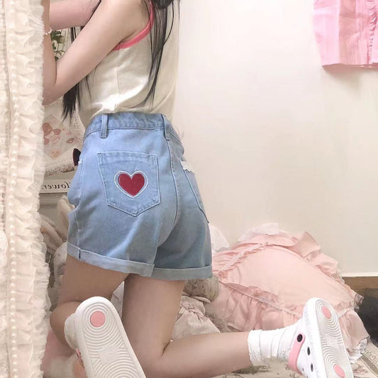 Elegant High Waist Lace Shorts - Sculptify™