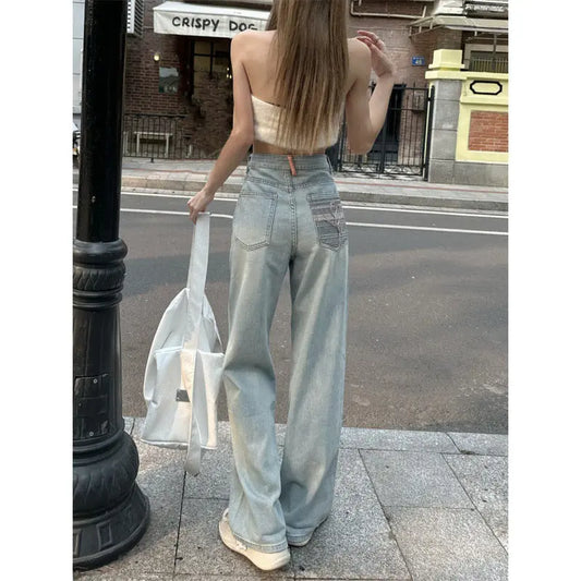 Loose Fit Slim Wide-Leg Jeans - Sculptify™