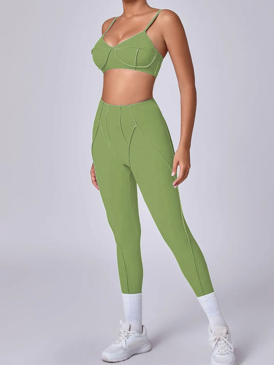 Outer Curve Seam Yoga Leggings - Sculptify™