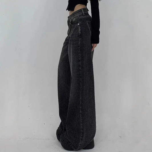 American Chic Oversized Flare Jeans - Sculptify™