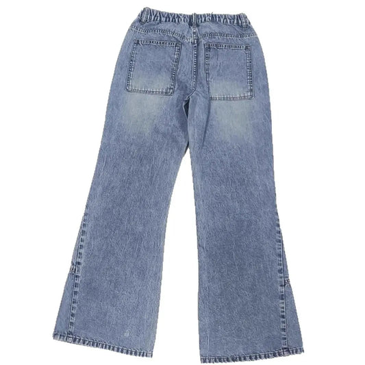 Vintage Blue Wide Pocket Jeans - Sculptify™
