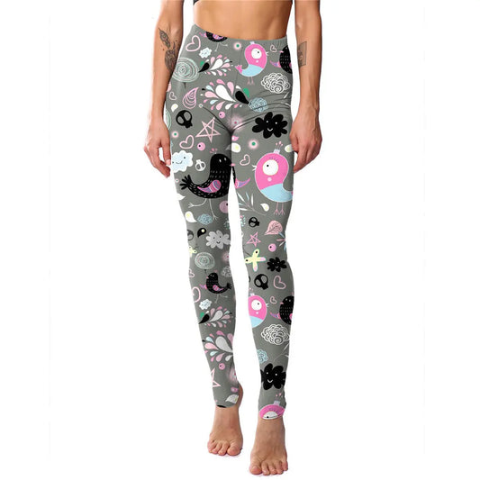 Purrfect You Printed Leggings - Sculptify™