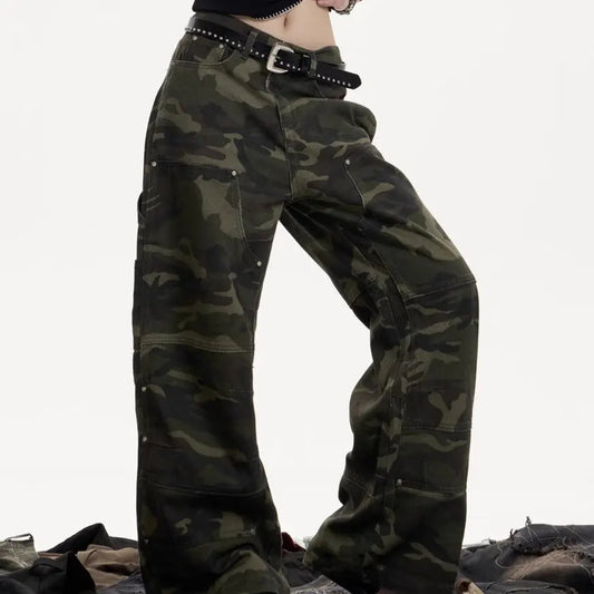 Heritage Style Wide Cut Jeans - Sculptify™