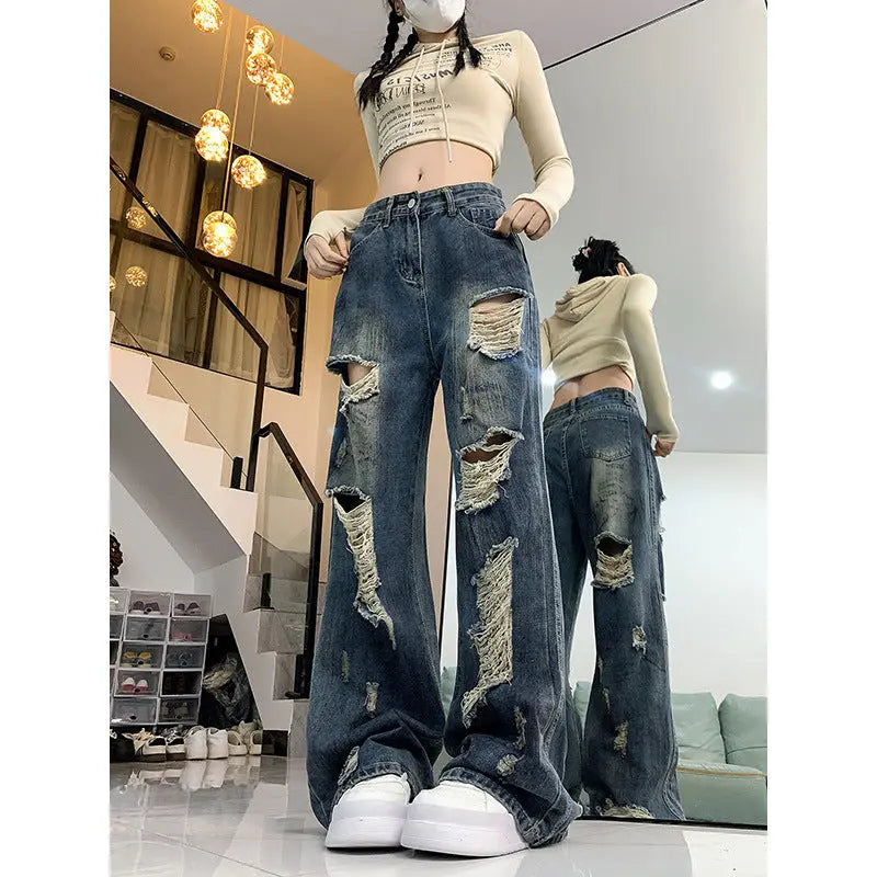 Effortless Edge Loose Fit Jeans - Sculptify™