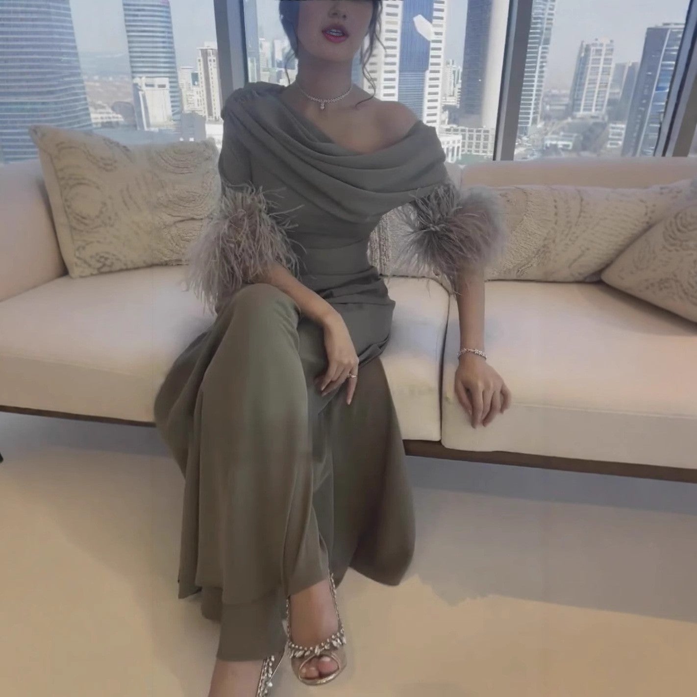Sexy Fashion Feather Stitching Jumpsuit - Sculptify™