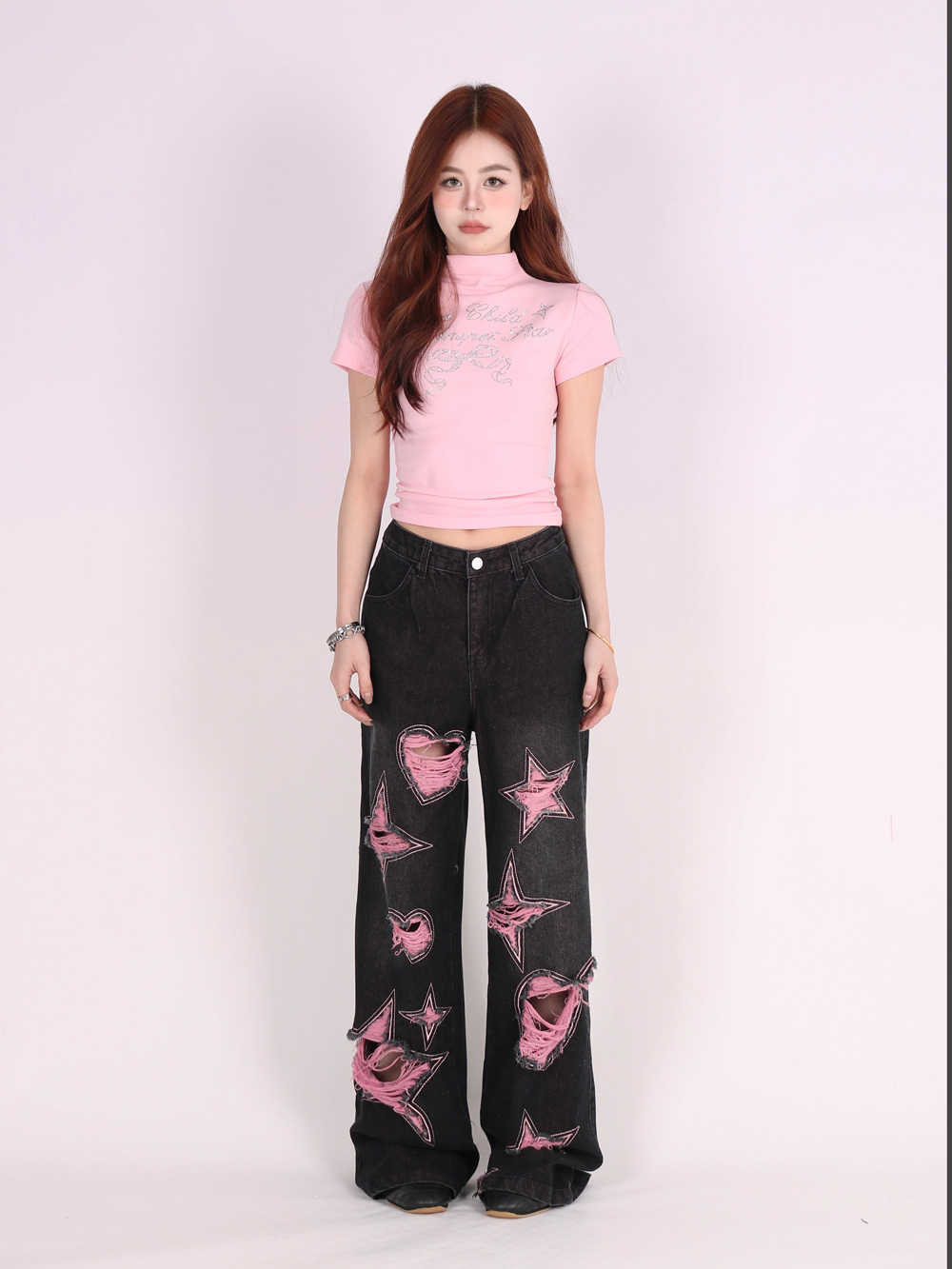 Women's Retro Wide Leg Jeans