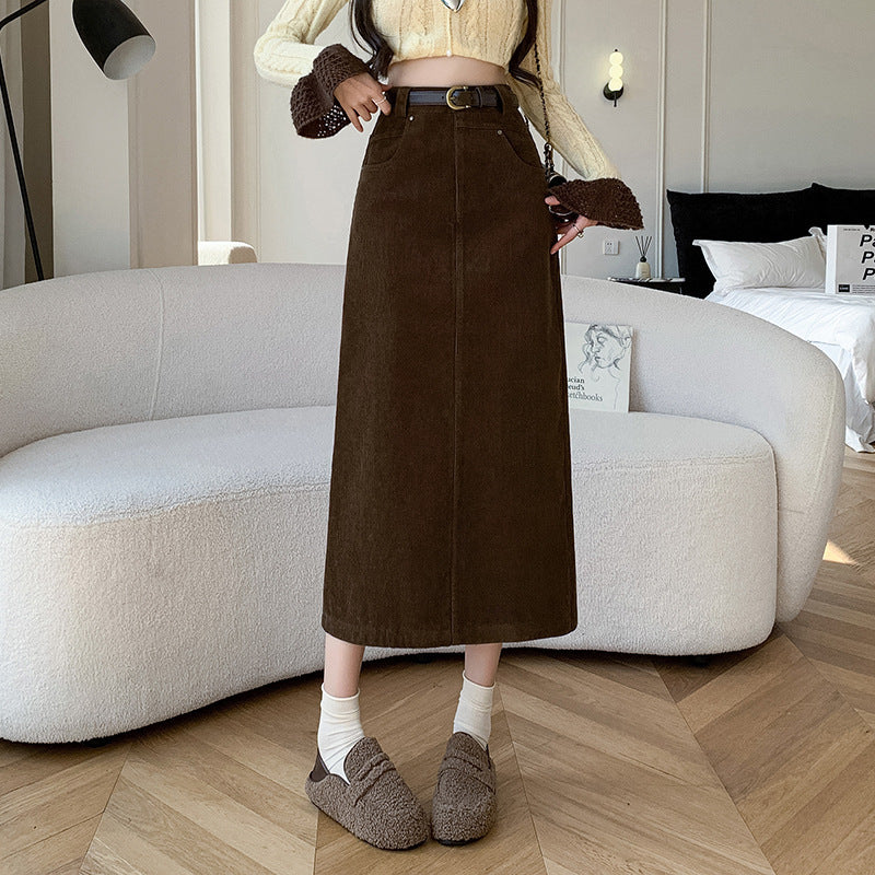 Vintage Style A-Line Sheath Skirt