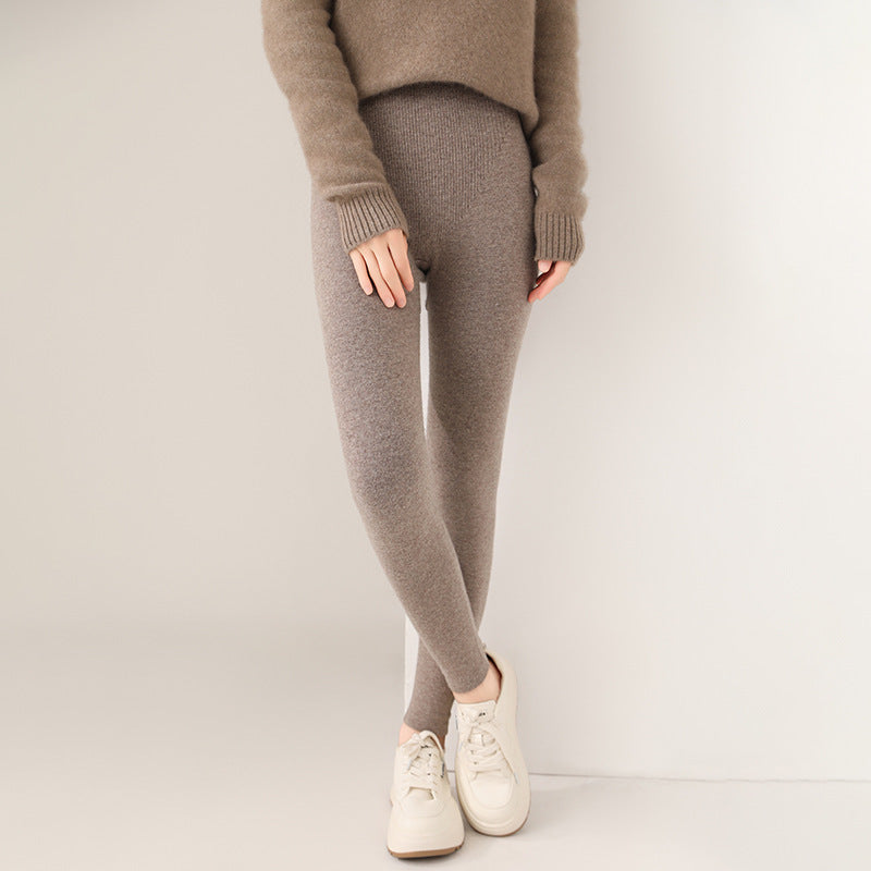 HeatHug High Waist Knit Leggings