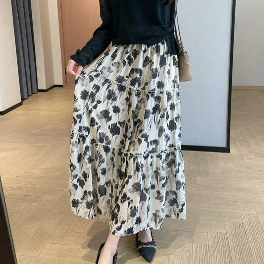 Delicate Romantic Chiffon Skirt