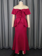 Strapless Ruffled Off-the-shoulder Dress Fishtail Dress - Sculptify™