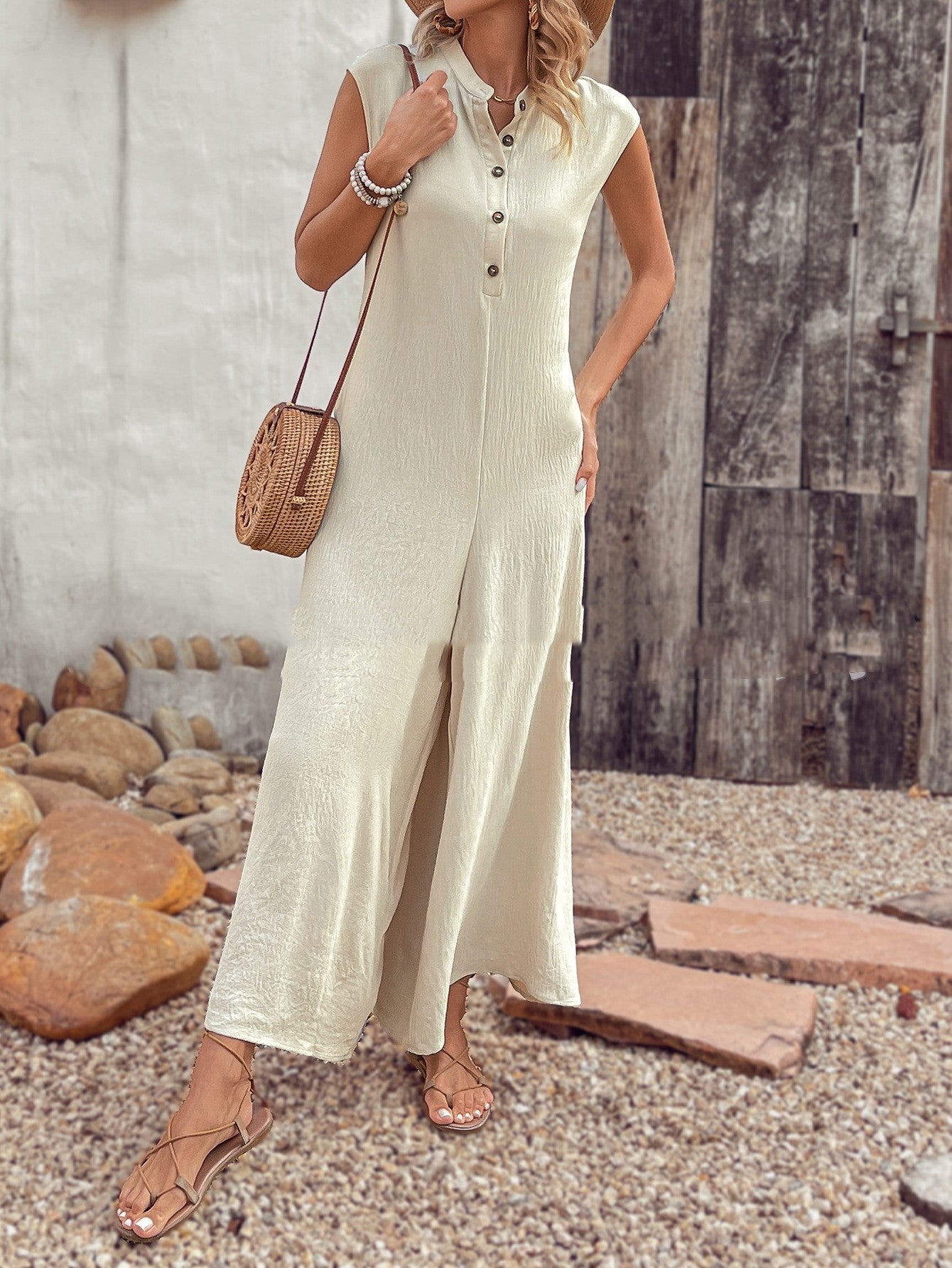 Women's Versatile Casual Solid Color Jumpsuit - Sculptify™