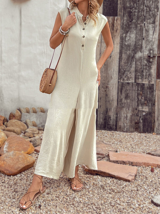 Women's Versatile Casual Solid Color Jumpsuit - Sculptify™