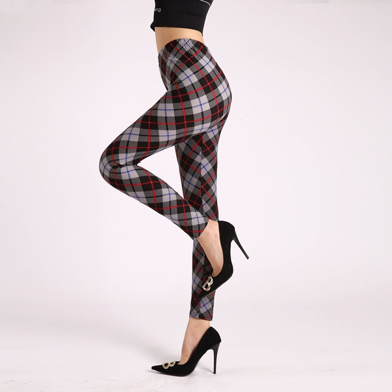 Autumn Bloom High-Waist Leggings