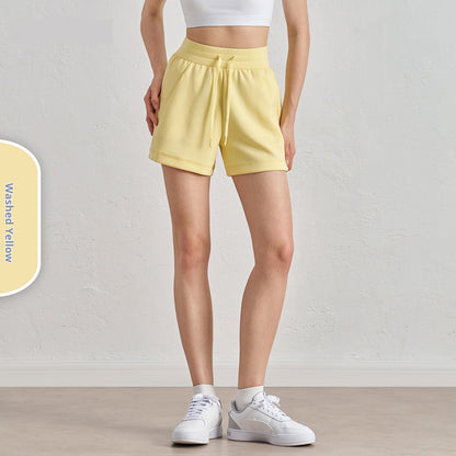 Air Layer Loose And Simple Yoga Shorts