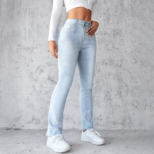Classic Slim Straight Blue Jeans