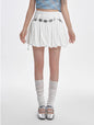 Romantic Fluffy Flower A-Line Skirt