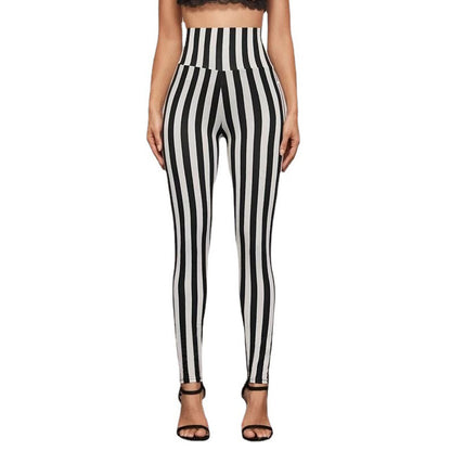 Cropped Contour Stripe Leggings