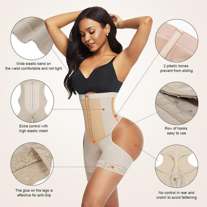 Women Shapewear High Waist Butt Lifter Tummy Control Underwear Workout Waist Trainer Corset  Shapewear Sculptify™
