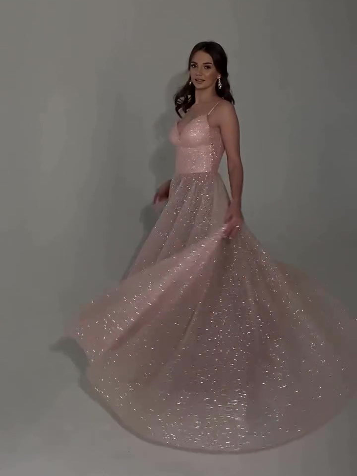 Sequined Backless Evening Dress - Sculptify™