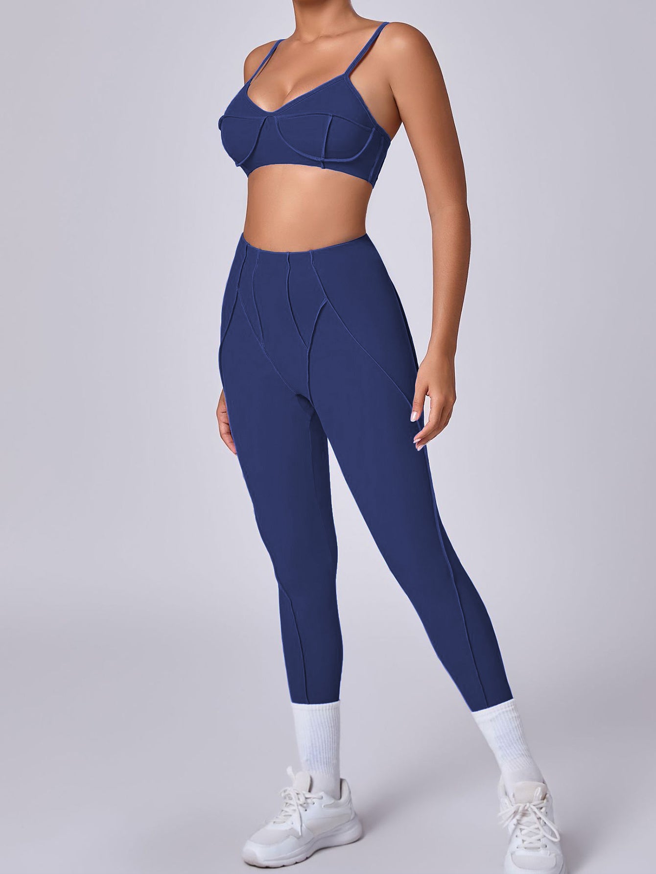 Outer Curve Seam Yoga Leggings