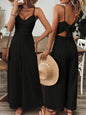 Fashionable Casual Jumpsuit With Shoulder Straps And A Bow Detail On The Back - Sculptify™