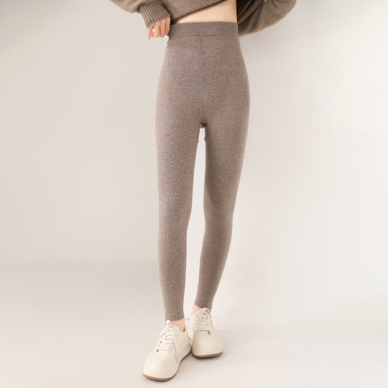 HeatHug High Waist Knit Leggings