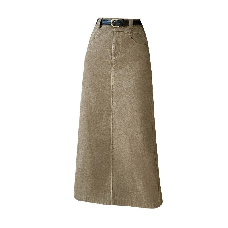 Vintage Style A-Line Sheath Skirt