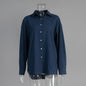 Casual Solid-color Minimalist Loose-fit Shirt - Sculptify™
