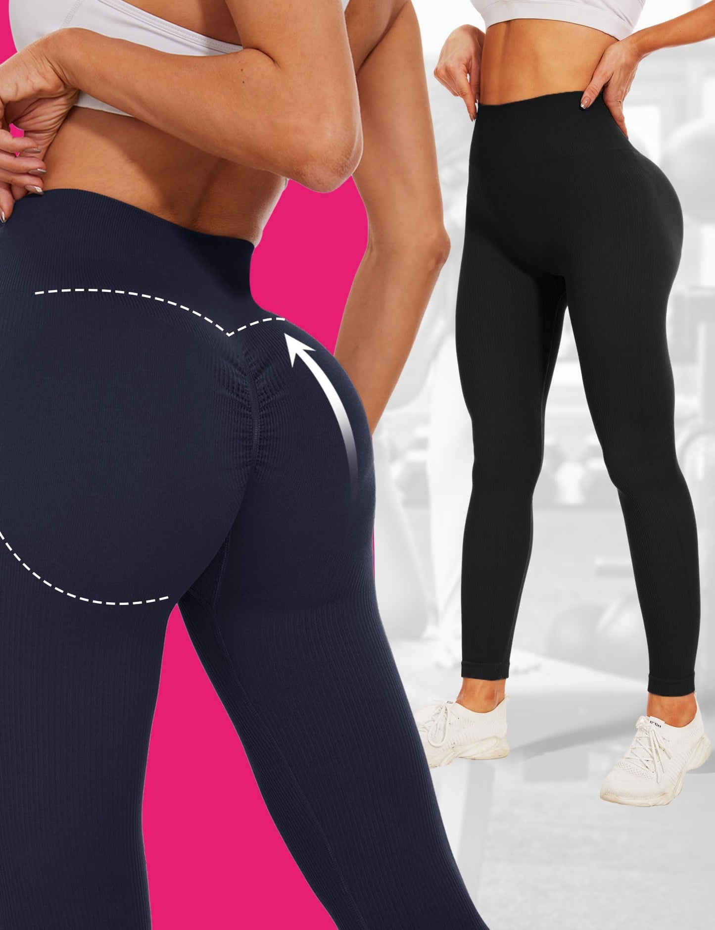 Seamless High-Rise Cropped Leggings
