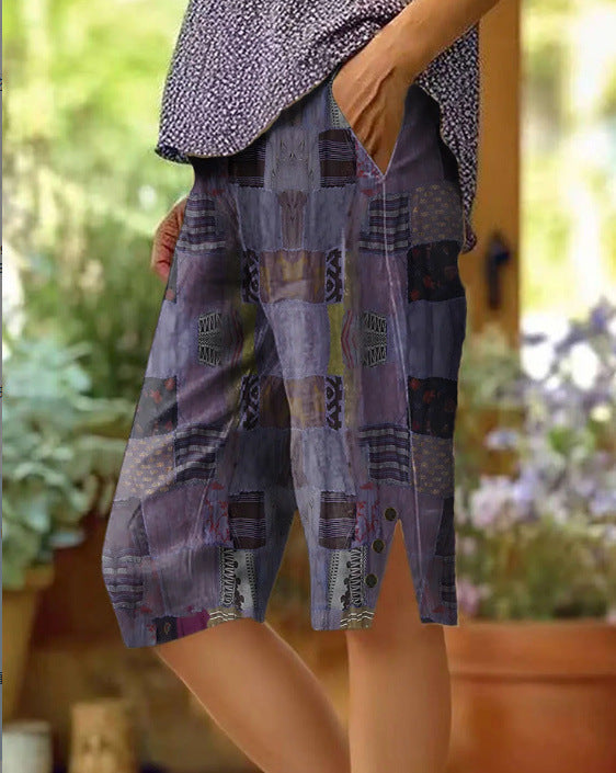 Trendy Personalized Floral Shorts