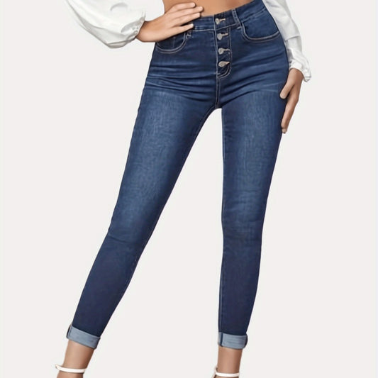 ChicEdge Rolled Crop Jeans