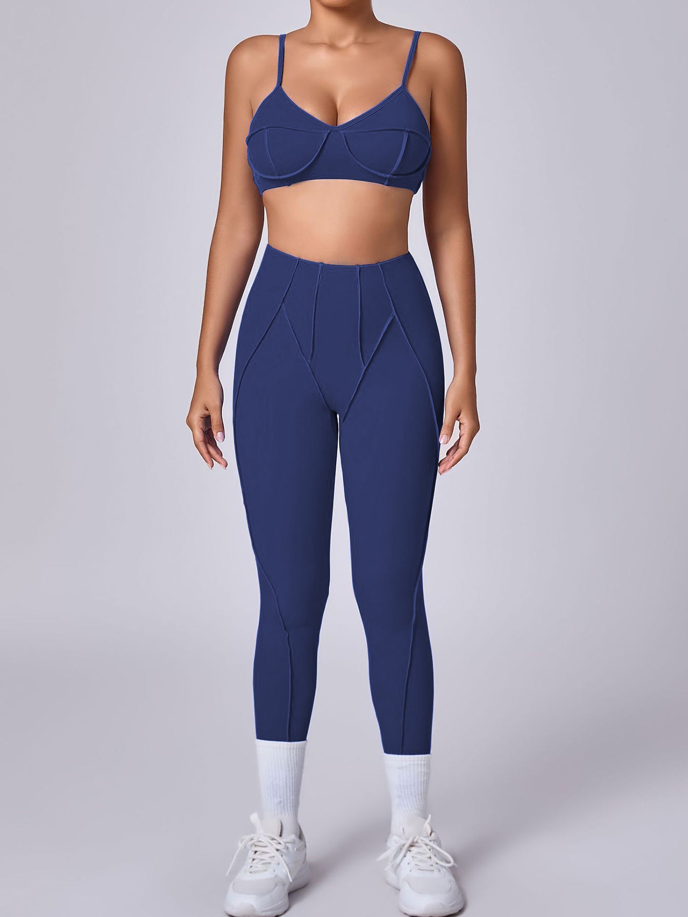 Outer Curve Seam Yoga Leggings
