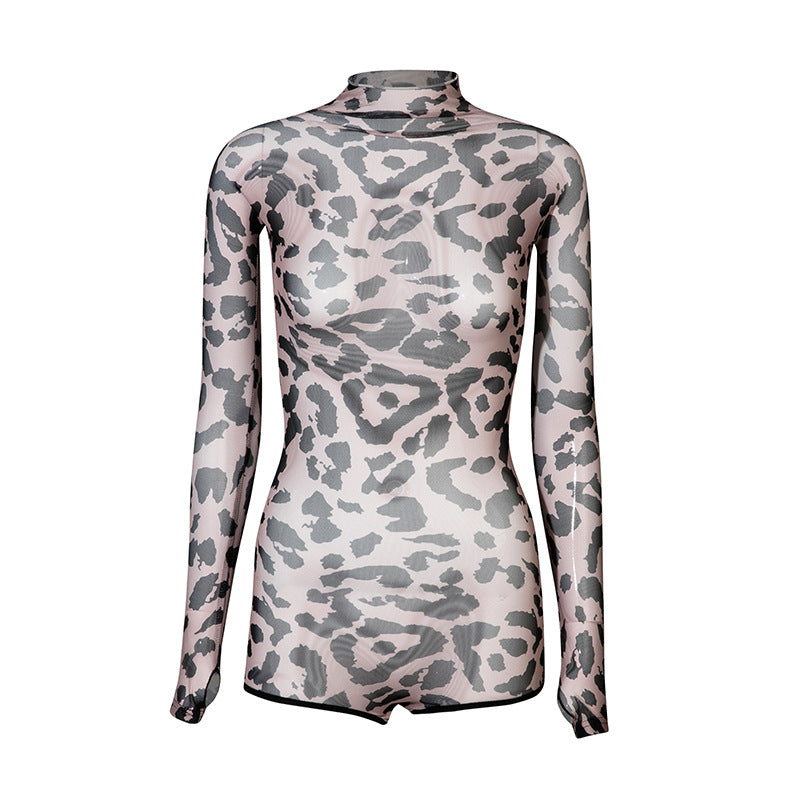 Mesh Jumpsuit Clothing Women's Overall Long Sleeve Exercise Clothing - Sculptify™