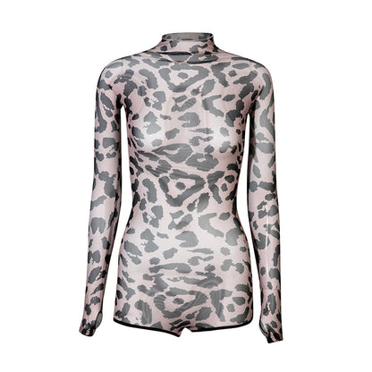 Mesh Jumpsuit Clothing Women's Overall Long Sleeve Exercise Clothing - Sculptify™