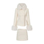 Chic Tweed Two-Piece Set For Socialites Sweet Defined-Waistline Design In The Style For Rich-Daughter Style Looks - Sculptify™