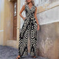 Fashionable High Waist Lace-up Wide Leg Jumpsuit For Women - Sculptify™