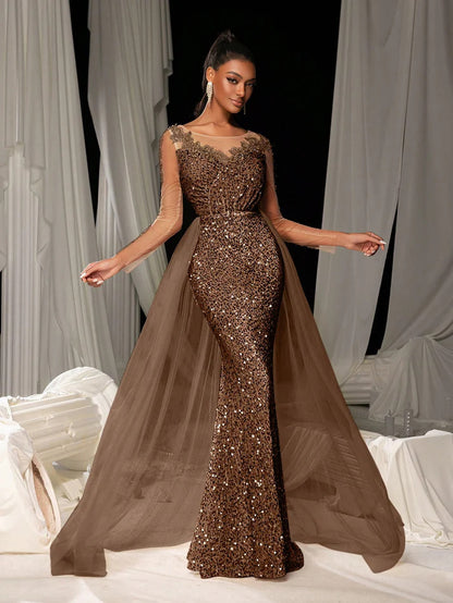 Women's Dance Lace Party Evening Dress - Sculptify™