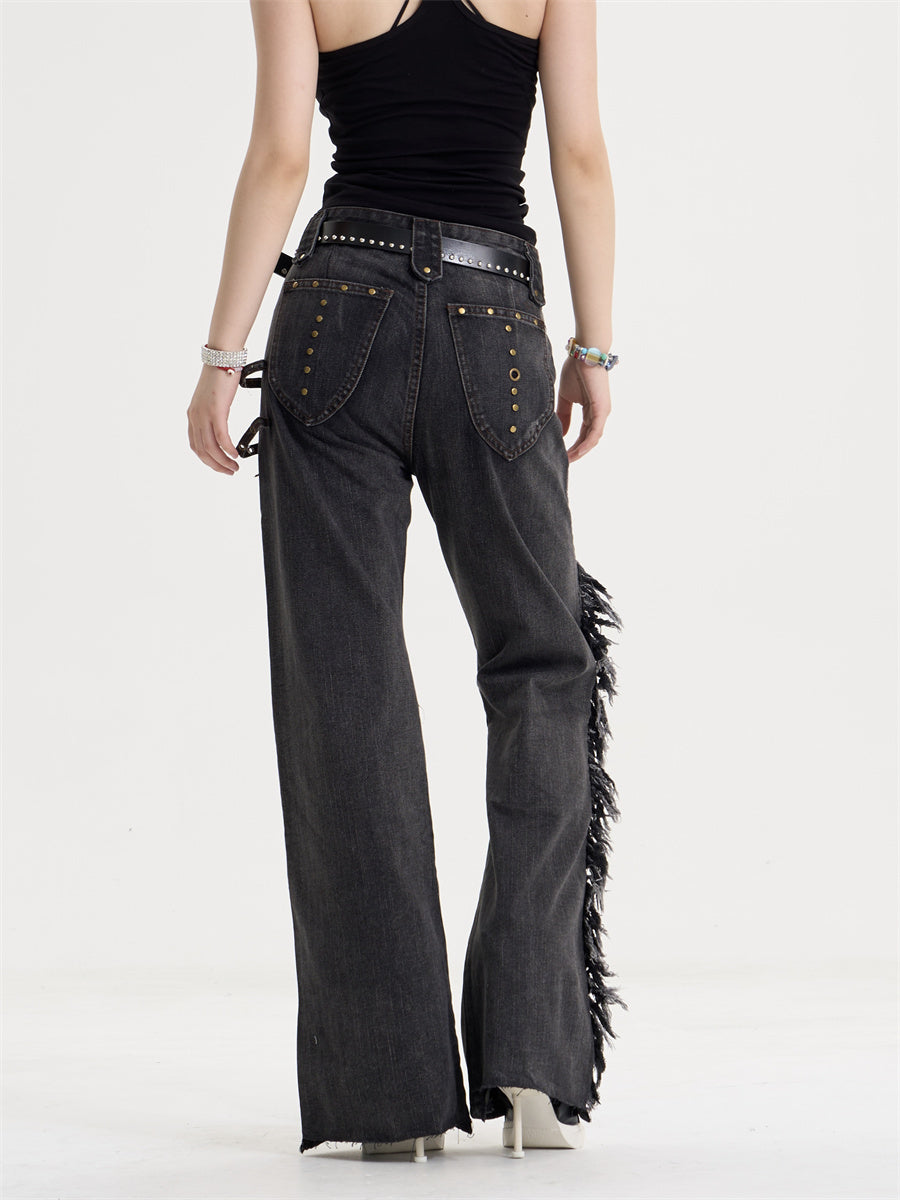 Americana Stitch & Tassel Jeans