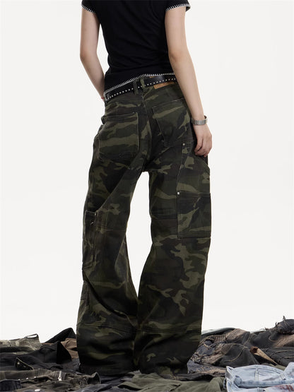 Heritage Style Wide Cut Jeans