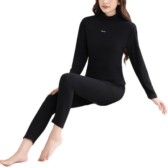 Womens Thermal Fleece Top And Pants Set - Sculptify™
