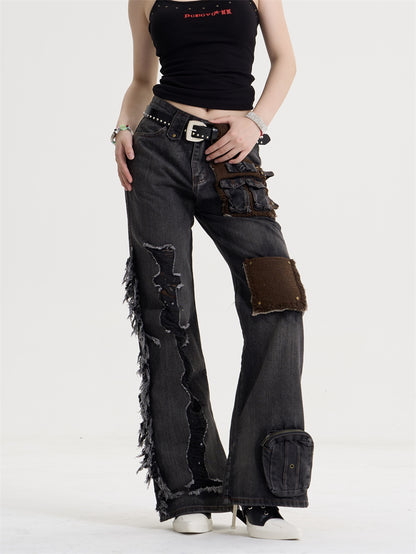 Americana Stitch & Tassel Jeans
