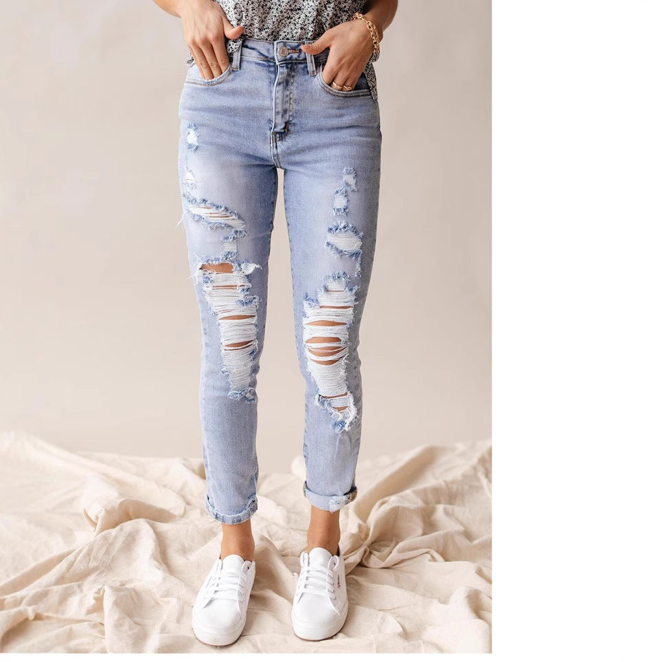 EuroAmeri ChillFit Ripped Jeans