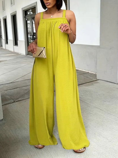 Women's Casual Wide-leg Jumpsuit - Sculptify™