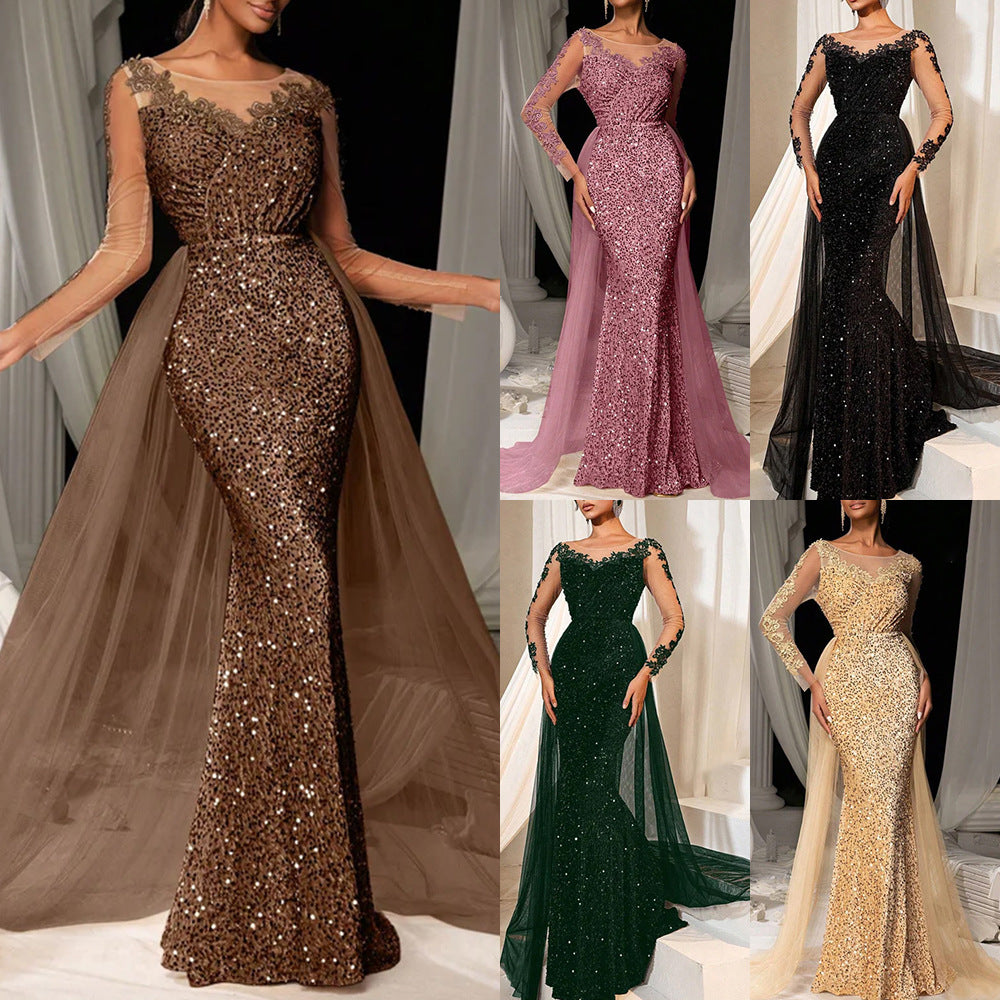 Women's Dance Lace Party Evening Dress - Sculptify™